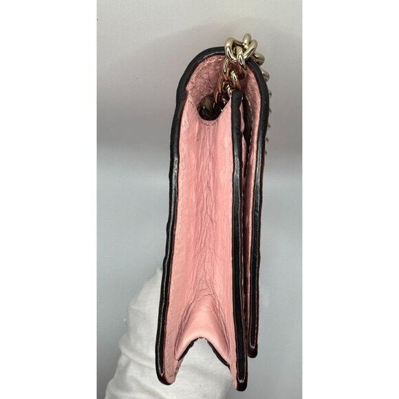 Kate Spade Alexander Avenue Pink Ostrich-Embossed Leather Crossbody Wallet With - Picture 12 of 13